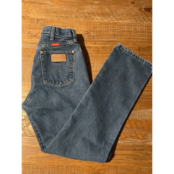 Women’s Vintage Wrangler Jeans 9 X 32 80s Cowgirl Riding Denim - Picture 1 of 9